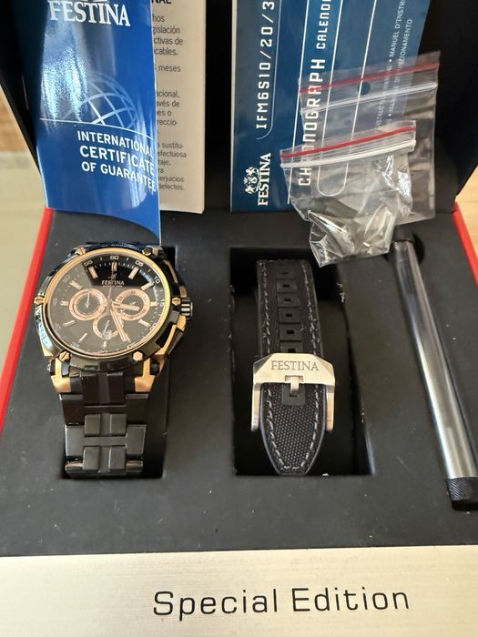 Festina special edition F20329/1 Bike, 44 мм, 10ATM
