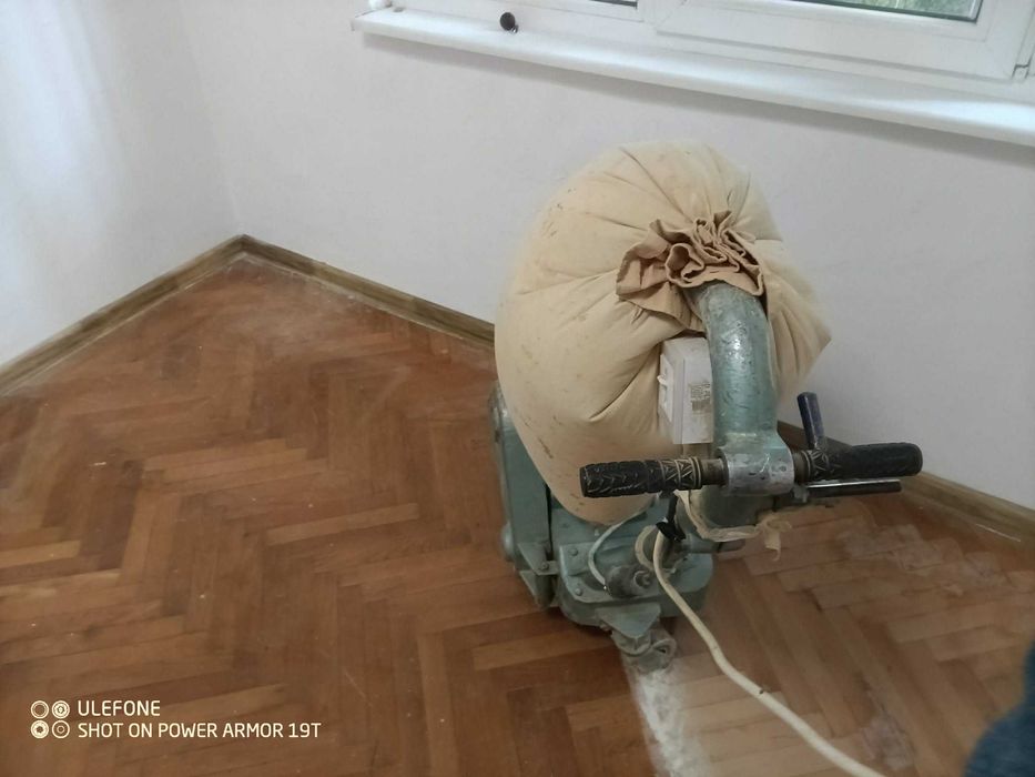 Циклене на паркет и дюшеме