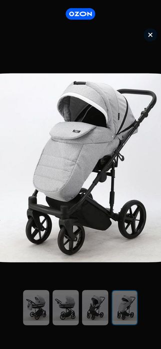 Коляска 2в1 Adamex Rimini LUX RI-32