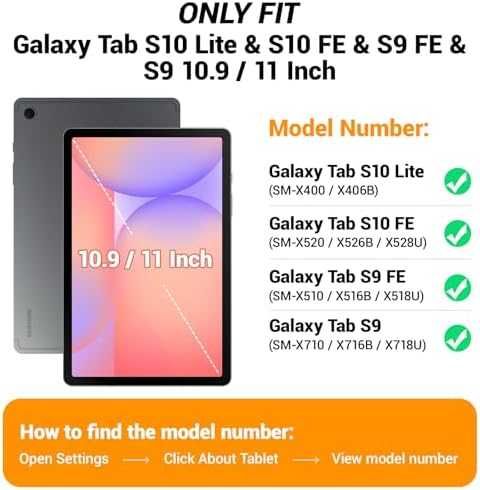 Нов Прозрачен калъф Galaxy Tab 10.9/11 360° стойка, държач за писалка