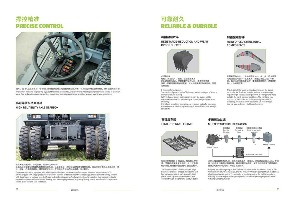 Колесный экскаватор ZOOMLION ZE150WG 0.6 куб