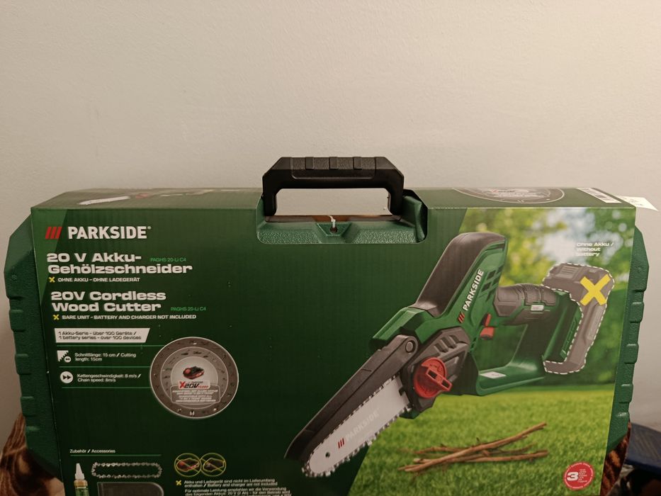Fierăstrău cu lanț minidrujba parkside 20V