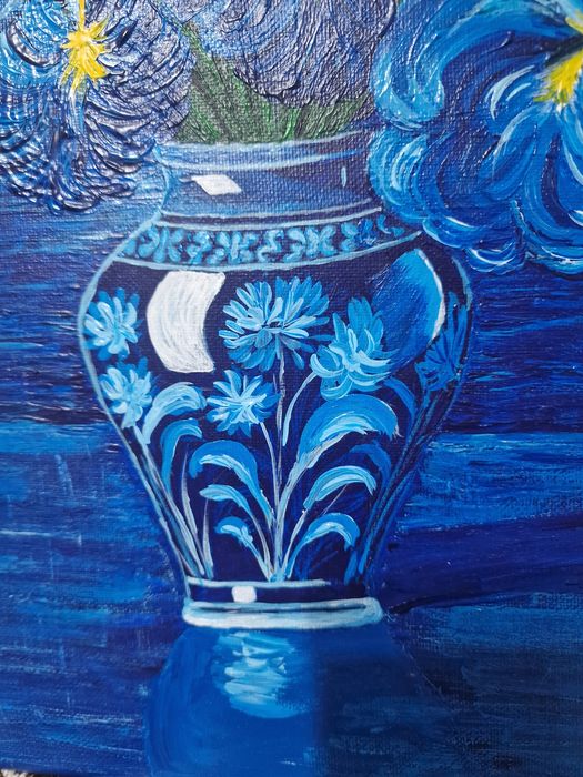 Картина " Синие ирисы""