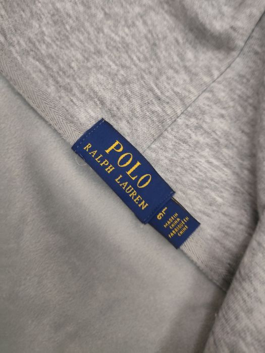 серая кофта polo ralph