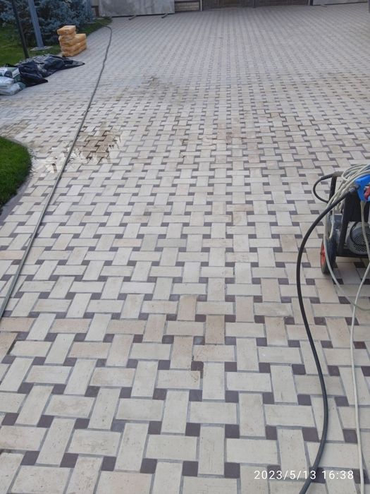 Чистка брусчатки чистка фасадов, фасадные окна, брусчатка ва фасад
