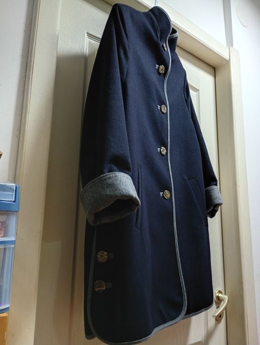 Palton elegant și călduros , de LUX cu 10% alpaca și 90 % lână virgina