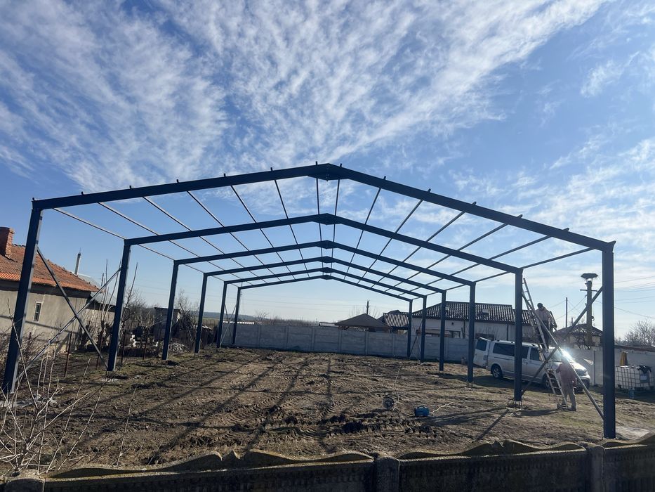 Vand hala metalica de 13 m x26 m x4 m din profil ipe de 200