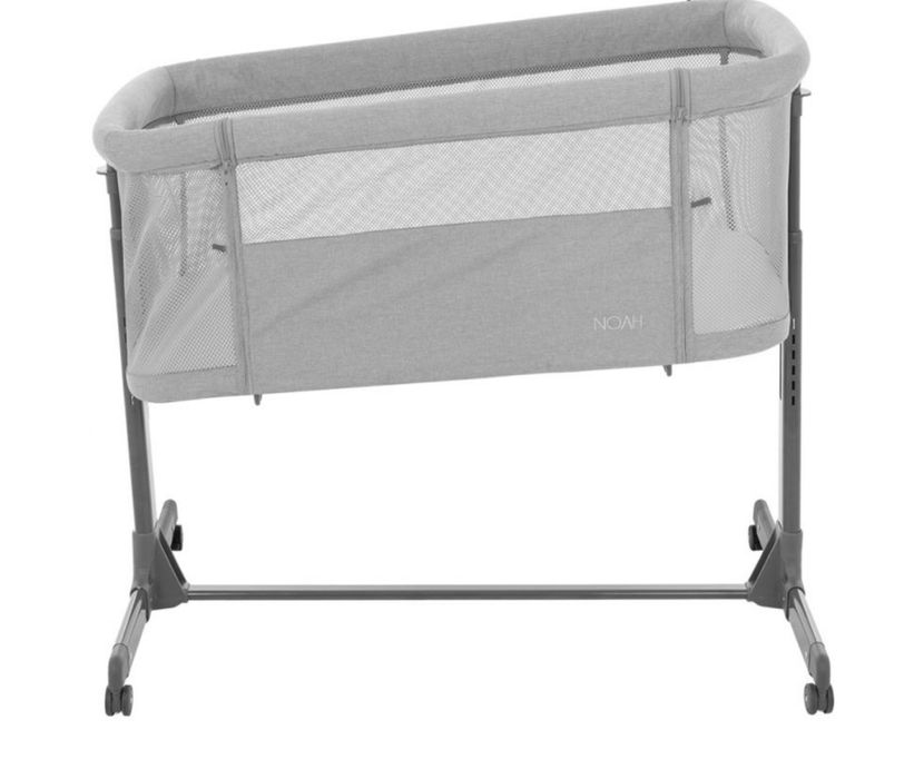 Бебешка кошара KikkaBoo - Noah, Светло Сив