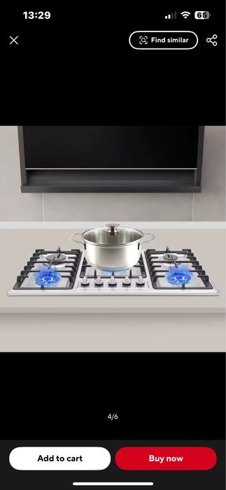 Aragaz partea de sus 5 ochiuri nou