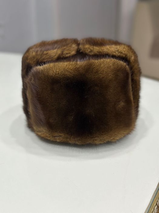 Норковая шапка мужская