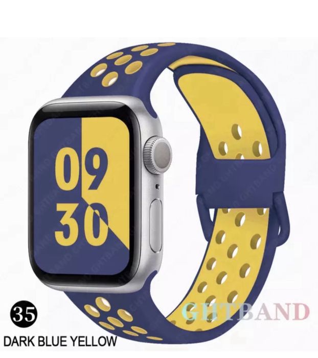 Curea Bratara Husa Soft TPU Perforat Incarcator Ceas Apple Iphone