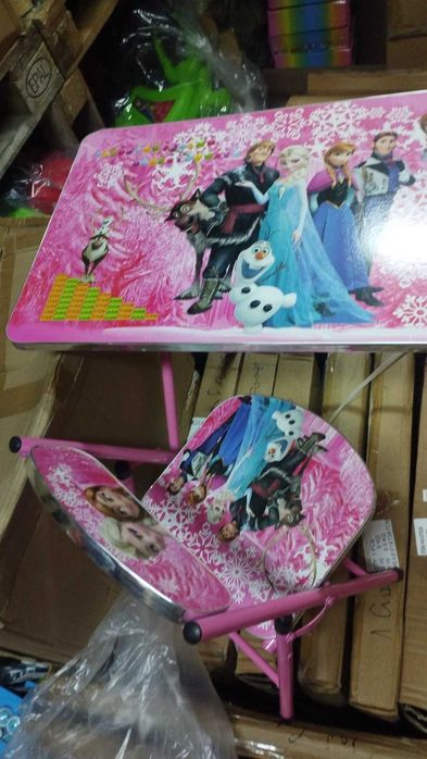 Детски чин - масичка със стол - различни герои