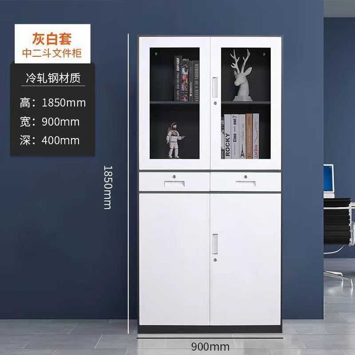 Зангламайдиган пўлатдан китоб жавони кучли металл токчалар билан/оптом