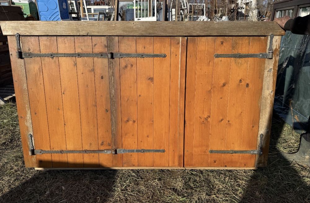 SET FERESTRE LEMN obloane cabana rustic geam termopan H 104 x L 119 Germania