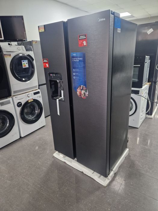 Side By Side Midea Dark Inox Чисто Нов