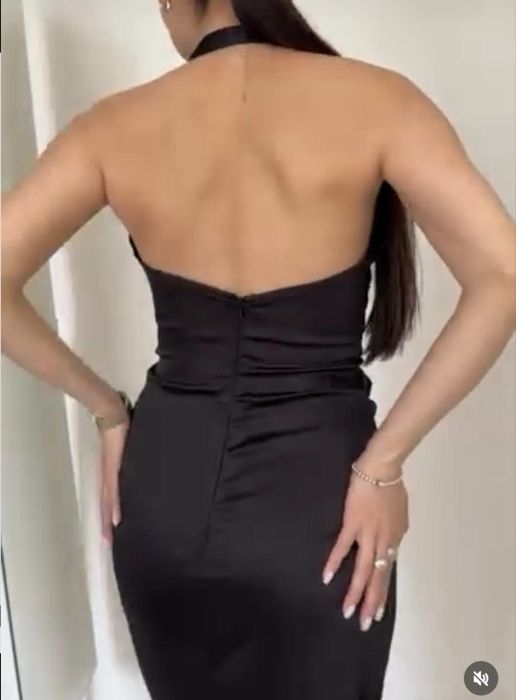 Черное вечернее платье