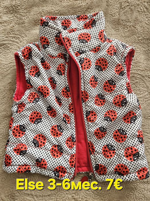 Маркови дрехи за момиченце 3-6мес 68см. Цени от 5 до 10 €.