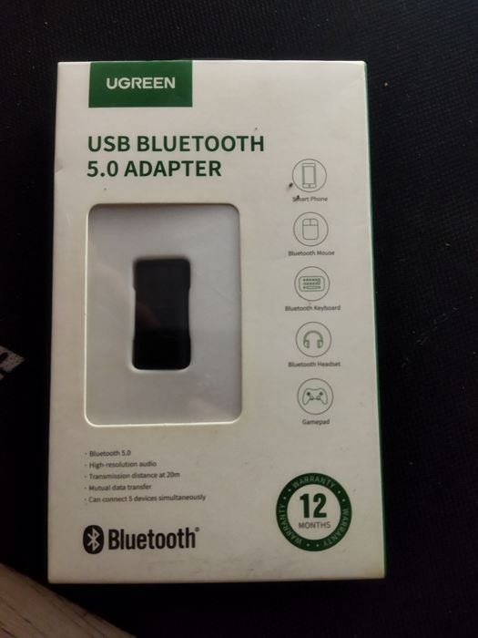 Bluetooth адаптер UGREEN (модель CM390)