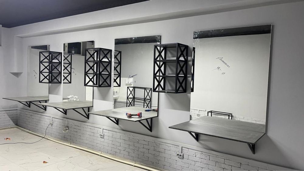 Мебель лофт для барбершопа