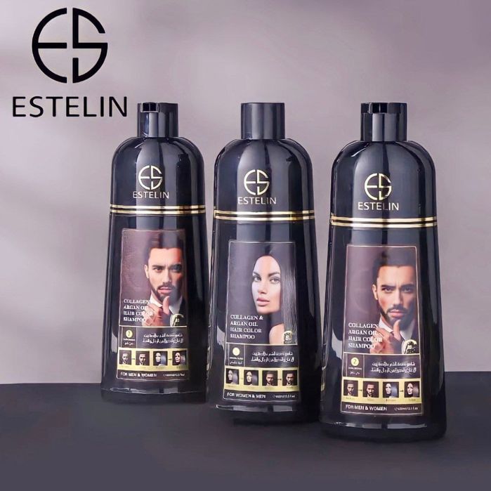 Шампун краска для седих волос Estelin
