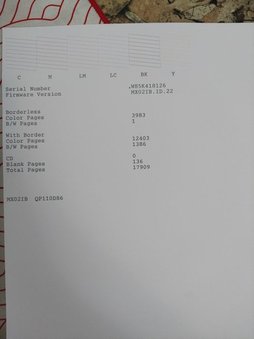 Epson l805, hp m426fdn