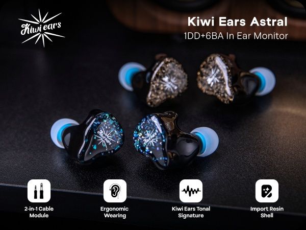 Casti IEM Kiwi Ears Astral