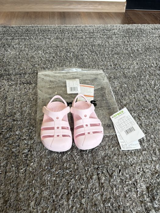 Crocs 20/21  c5 бежов розов