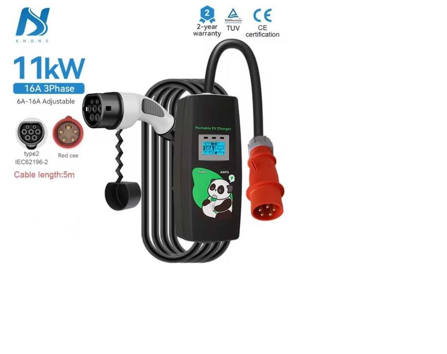 Зарядна станция за електромобили, трифазна, 11 kW
