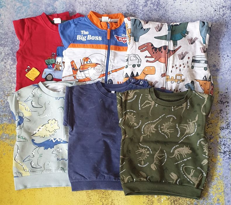 Set 6 bluze copii 1-2 ani