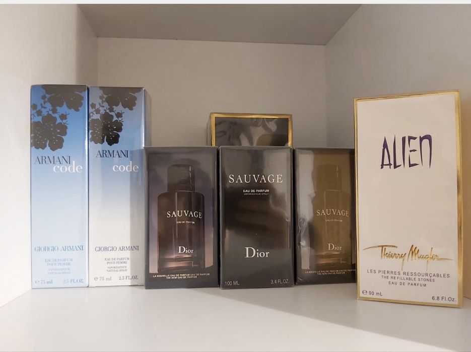 Parfum alien,code,savage etc