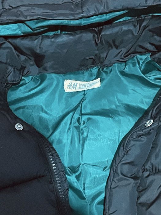 Geaca puf neagra cu gluga 13 4 ani marime