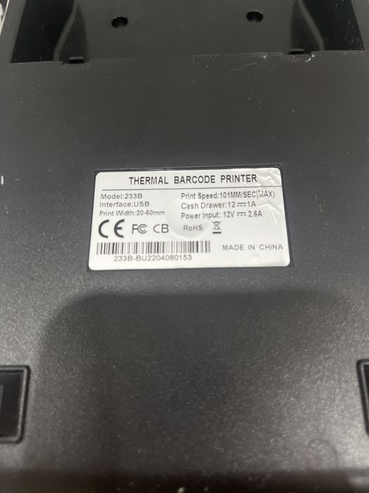 Термопринтер на запчасти или ремонт