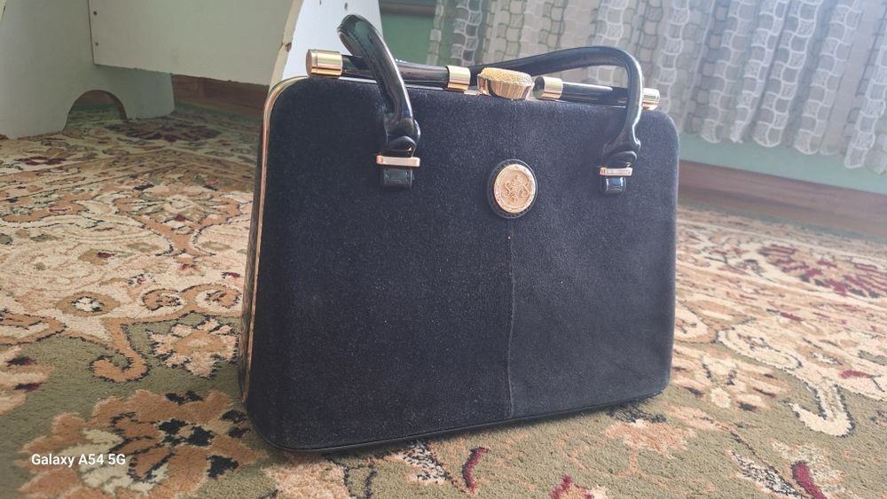 Черная сумка двухсторонняя