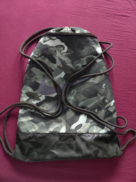 rucsac string backpack nike camo