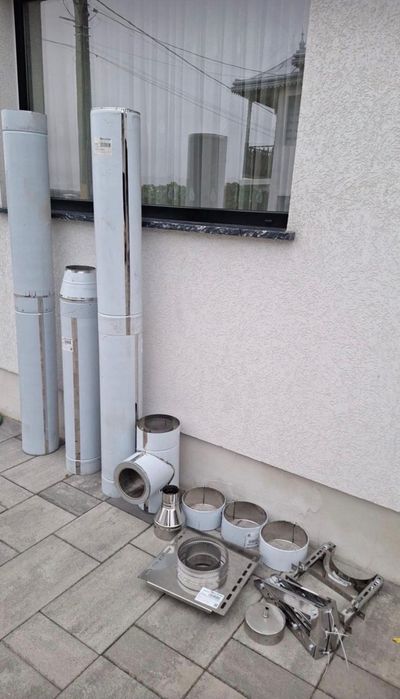 Coş Horn de fum din inox