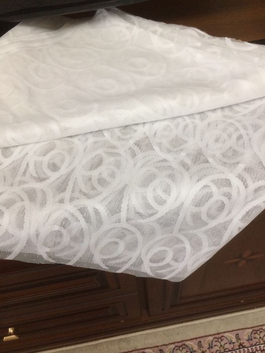 Кусок тюли из льна