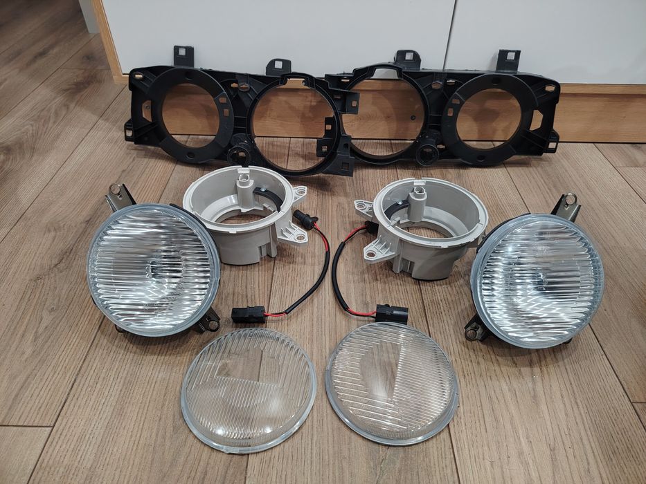 Рамки и стекла фар бмв е34