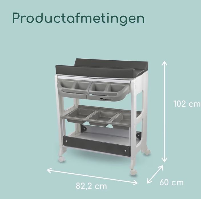 Masă de înfașat și cadă de baie bebe 2 în 1