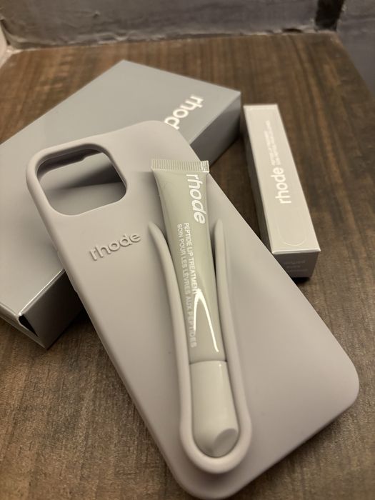 Rhode калъф за iphone 13, сив цвят+гланц с пептиди