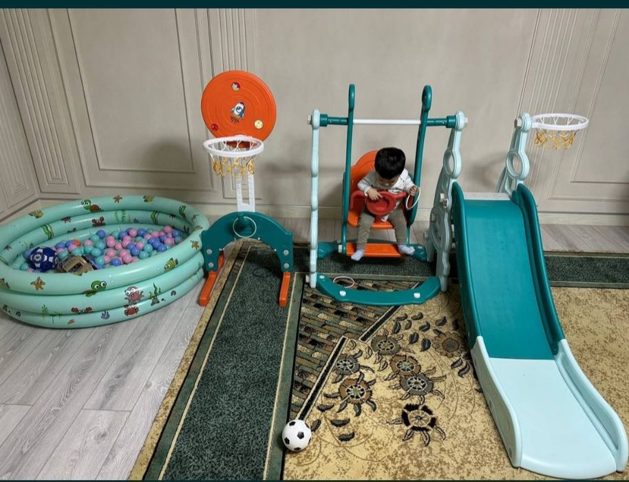 Горка качели для детей новая даставка бесплатная китайская