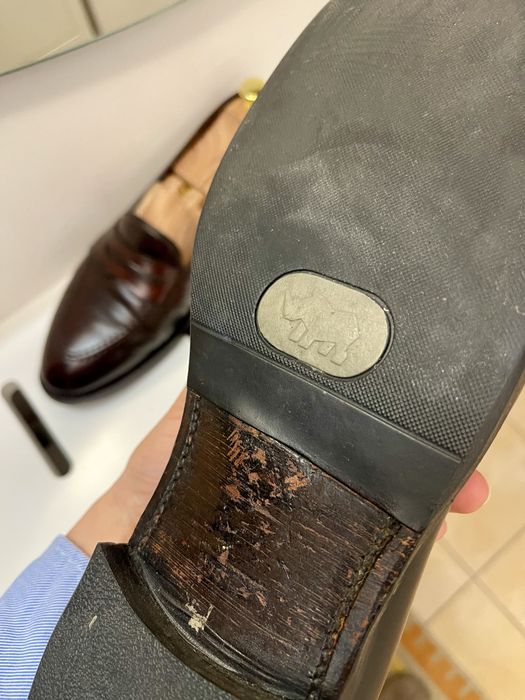 Pantofi bărbați Allen Edmonds x Brooks Brothers, Shell Cordovan