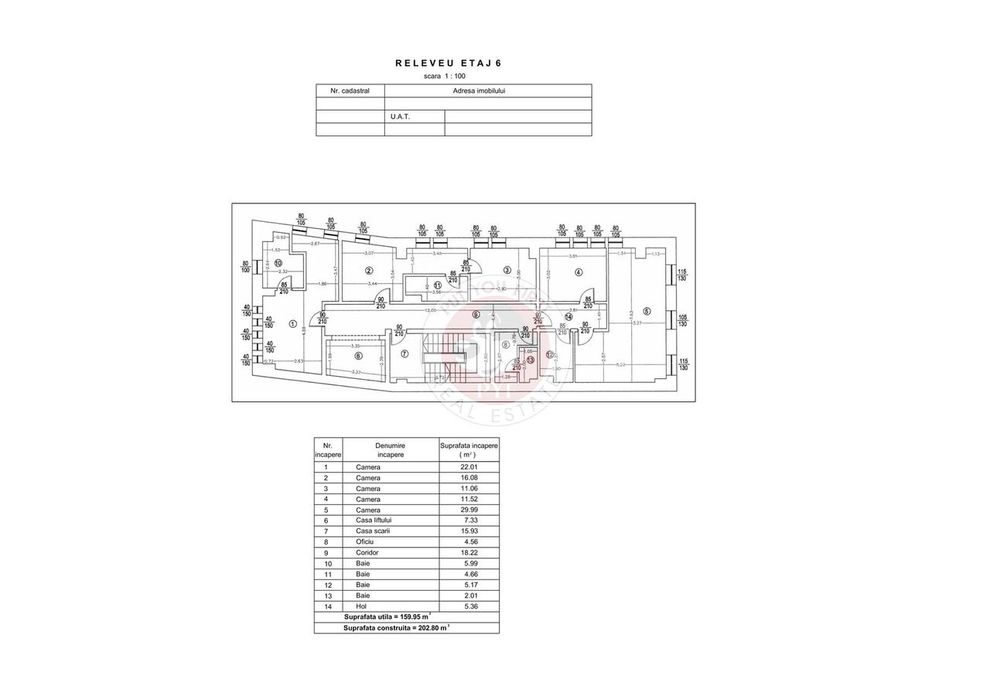 Plevnei I Imobil S+P+M+7E I 3058mp I 42 camere I B10544
