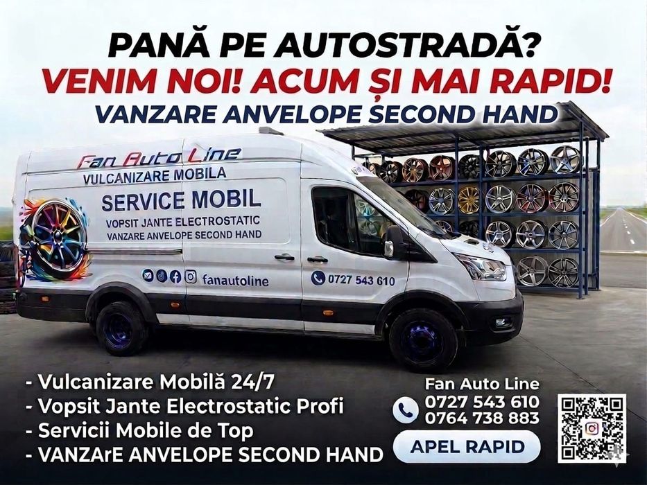 Vulcanizare mobila 24/7