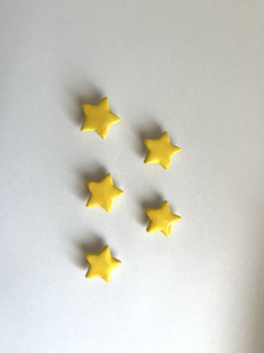 Magneti handmade din lut/clay . Stele