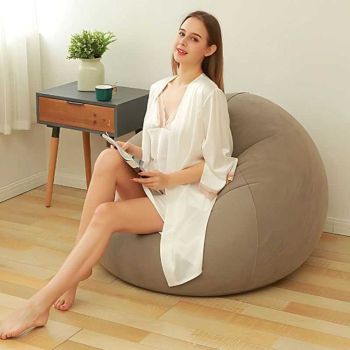 Последен брой! Ергономично надуваемо кресло, фотьойл, барбарон, пуф