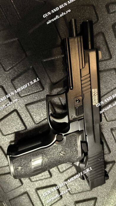 Pistol Modificat ~ Colt 5 JOULI! Cu Munitie BLOWBACK FULL METAL!! Co2