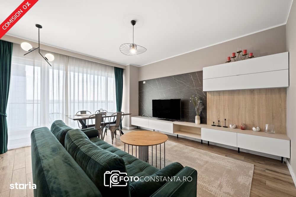 #Vedere lac : apartament mobilat cu 3 camere și 2 băi | Butoaie Mamaia