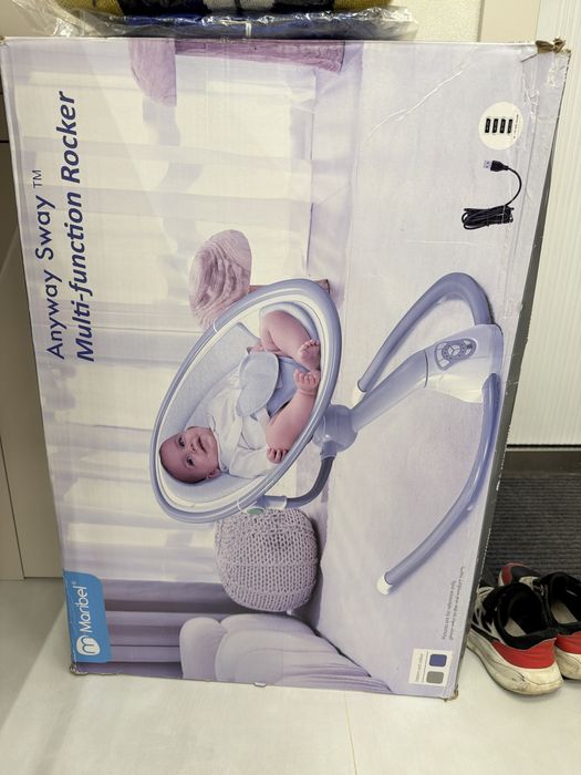 Люлька качалка, для 1-3 месяца, бу, продам