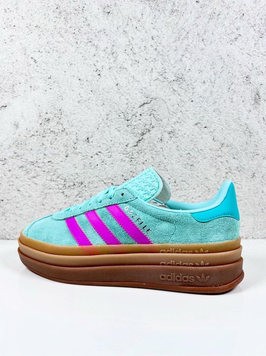 Adidas Gazelle Bold Turqoise Pink