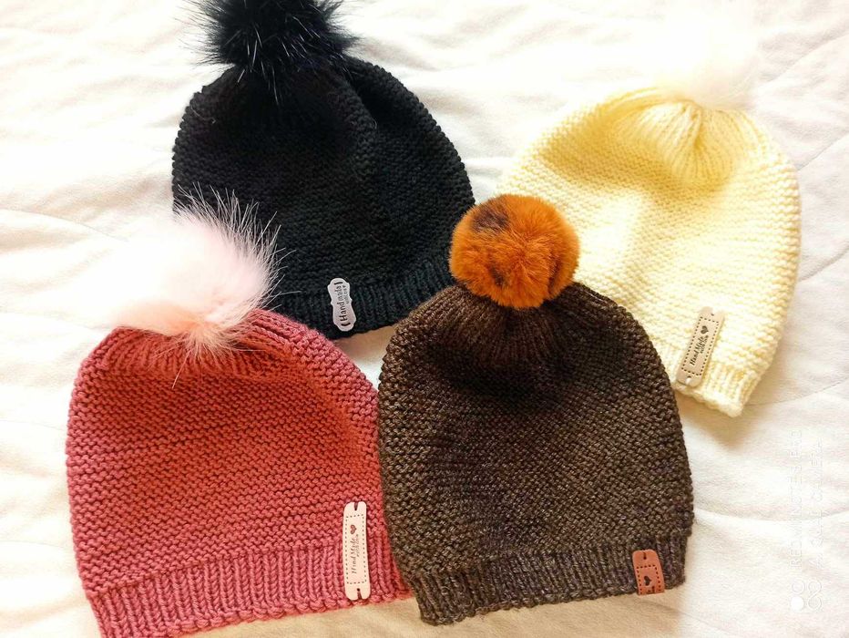 Ръчно изплетени дамски шапки 20 лева / 10,23 euro